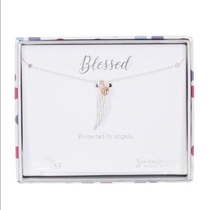 LA Rocks (L) NIB
Sterling Silver Angel Wing 2 Tone